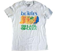 Rock Off officially licensed products Ladies The Beatles Vintage OB La di Ufficiale Donne Maglietta Signore (X-Large)