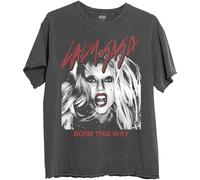 Rock Off officially licensed products Lady Gaga Born This Way Photo T Shirt Size S