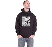 Rock Off officially licensed products Linkin Park Felpa con Cappuccio Rectangle Logo Pullover Felpa con Cappuccio Size L