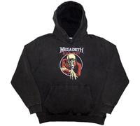 Rock Off officially licensed products Megadeth Blood Bath Pullover Stone Wash Felpa con Cappuccio Size S