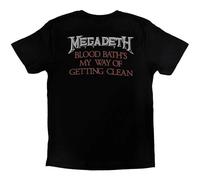 Rock Off officially licensed products Megadeth Blood Baths Band Logo T Shirt Size XL