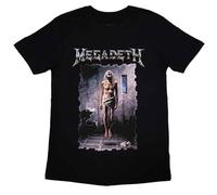 Rock Off officially licensed products Megadeth Countdown To Extinction Tracks T Shirt Size L