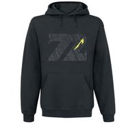 Rock Off officially licensed products Metallica Charred 72 (M72) Uomo Felpa con Cappuccio Nero XL 80% Cotone, 20% Poliestere Regular