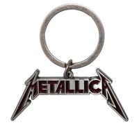 Rock Off officially licensed products Metallica Deep Rosso Band Logo Portachiavi Keychain