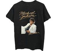 Rock Off officially licensed products Michael Jackson Thriller White Suit T-Shirt Uomo (Pacco da 1)