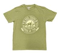 Rock Off officially licensed products Neil Young Tractor Seal T Shirt Size L