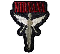 Rock Off officially licensed products Nirvana In Utero Cut-Out Woven Patch