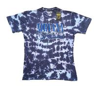 Rock Off officially licensed products Nirvana Kids T Shirt Nevermind Wavy Band Logo Nuovo Ufficiale Purple Size X-Large (11/12 Yrs)