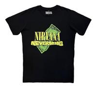Rock Off officially licensed products Nirvana Nevermind Dollar Premium Carbon Ufficiale Uomo Maglietta Unisex (X-Large)