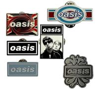 Rock Off officially Licensed Products Oasis Band Logo Pin Badge Gift Set