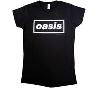 Oasis Decca Band Logo Skinny Fit T Shirt Size M