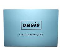 Rock Off officially licensed products Oasis Pin Badge Set: Logos