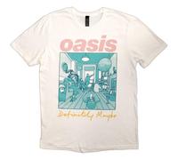 Rock Off officially licensed products Oasis Definitely Maybe Illustration Colour T Shirt Size S
