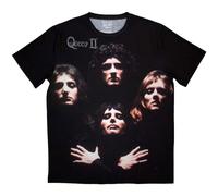 Rock Off officially licensed products Queen Bohemian Rhapsody Sublimation Print T Shirt Size M