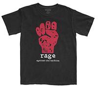Rock Off officially licensed products Rage Against The Machine Red Fist Ufficiale Uomo Maglietta Unisex (Large)