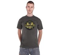 Rock Off officially licensed products Ramones Oro Seal Logo T Shirt Size L