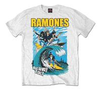 Rock Off officially licensed products Ramones Rockaway Beach T Shirt Size L