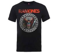 Rock Off officially licensed products Ramones Vintage Eagle Seal T Shirt Size M