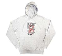 Rock Off officially licensed products Red Hot Chili Peppers in The Flesh Pullover Felpa con Cappuccio Size L