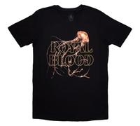 Rock Off officially licensed products Royal Blood Entangled Logo Ufficiale Uomo Maglietta Unisex (Medium)