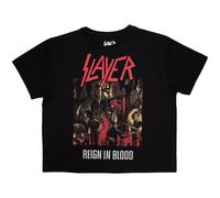 Rock Off officially licensed products Slayer Reign in Blood Crop Top Size S