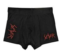 Rock Off officially licensed products Slayer Scratchy Band Logo Boxer Pantaloncini Size L