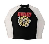 Rock Off officially licensed products Soundgarden T Shirt Tour 2017 Nuovo Ufficiale Unisex Nero Raglan Long Sleeve Size XL