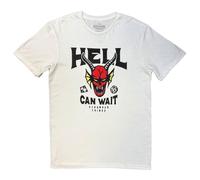 Stranger Things T-Shirt Hell Can Wait (white) Size L