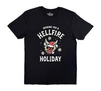 Rock Off officially licensed products Stranger Things Wishing You A Hell Fire T