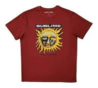 Rock Off officially licensed products Sublime T Shirt Grn 40 Oz Band Logo Nuovo Ufficiale Unisex Rosso Size M
