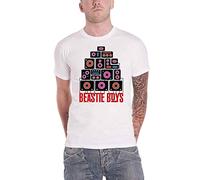 Beastie Boys 'Tape' (Bianco) T-Shirt - NUOVO E UFFICIALE