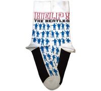 Rock Off officially licensed products The Beatles Help Silhouettes Repeat Ankle Calzini Size One Size