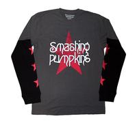 Rock Off officially licensed products The Smashing Pumpkins Star Logo Layered Long Sleeve T Shirt Size L