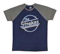 Rock Off officially licensed products The Strokes Og Magna Logo Raglan T Shirt Size XL