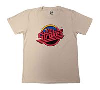 The Strokes T Shirt Rosso Band Logo Nuovo Ufficiale Unisex Natural Size XL