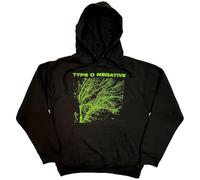 Rock Off officially licensed products Type O Negative Felpa con Cappuccio Tree Band Logo Nuovo Ufficiale Uomo Nero Size L