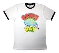 Rock Off officially licensed products Verde Day Bad Year Blimp Ringer T Shirt Size S