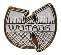 Rock Off officially licensed products Wu-Tang Clan Bianca & Oro Logo Pin Badge Size One Size