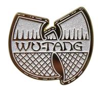 Rock Off officially licensed products Wu-Tang Clan Bianca & Oro Logo Pin Badge Size One Size