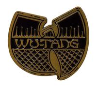 Rock Off officially licensed products Wu-Tang Clan Nero & Oro Logo Pin Badge Size One Size