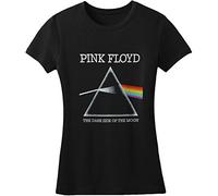 Rock Off Pink Floyd Dsotm Refract, Maglietta Donna, Nero (Black), Large