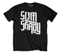 Rock Off Slim Shady Slant, T Shirt Uomo, Nero, M