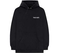 Rock Off The 1975 ABIIOR Est Dans Instagram Unisex Felpa con cappuccio (Small) Nero, Bianco