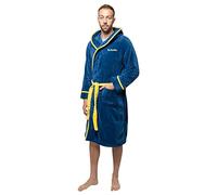 Rock Off The Beatles Accappatoio Yellow Submarine Logo Nuovo Ufficiale Uomo Navy Blu Size L