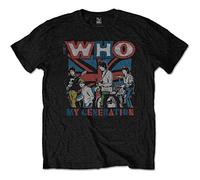 Rock Off The Who My Generation Pete Townshend Ufficiale Uomo Maglietta Unisex (Medium)
