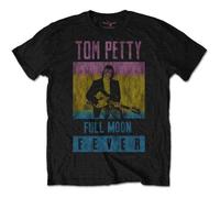 Rock Off Tom Petty & The Heartbreakers 'Full Moon Fever' (Nero) Maglietta a maniche corte unisex