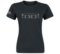 Rock Off Tool Eyes Logo Donna T-Shirt Nero M 100% Cotone Regular