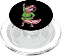 Rock On Christmas Axolotl Elf Vibes PopSockets PopGrip per MagSafe