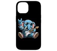 Rock On Elephant Chitarra Occhiali Da Sole Vibe Custodia per iPhone 14