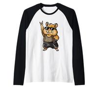 Rock On Hamster Occhiali da Sole Mesh Style Maglia con Maniche Raglan